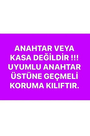Honda Civic Fd6 Crv Accord Uyumlu 3 Tuşlu MAVİ Karbon Anahtar Koruma Kılıfı 2.Resime Bakınız