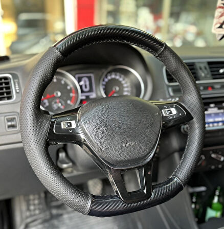 Golf 7 Jetta Passat Tiguan Polo F1 Araca Özel Direksiyon Kılıfı AÇIKLAMIMIZI OKUYUNUZ!