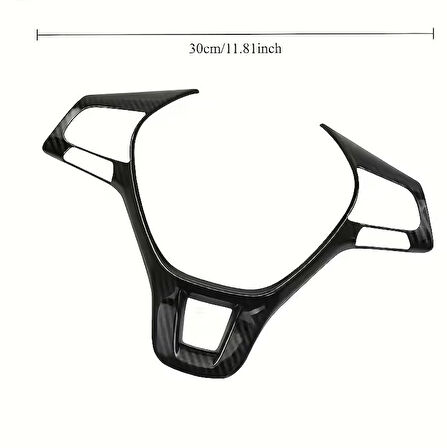 Golf 7 Jetta Passat Tiguan Polo-T-Roc 2017-2022 Karbon Görünümlü Direksiyon Kapak 