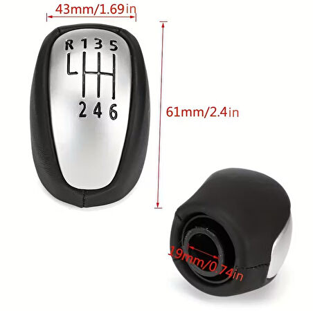 Renault Latitude Laguna 3 MK3 2007-2014 için Manuel 6 Vitesli Vites Topuzu