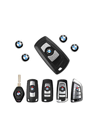 Bmw İçin  Araç Anahtar Logo Amblemi Çap: 11 Mm +A KALİTE 2 Adet