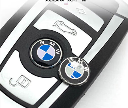 Bmw Uyumlu Anahtar Amblemi Logo 1 Adet 11 MM Damla Etiket A KALİTE