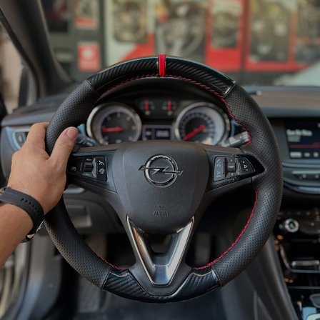  Opel Astra K İnsignia Crossland 2015-2022 Araca Özel Direksiyon Kılıfı 