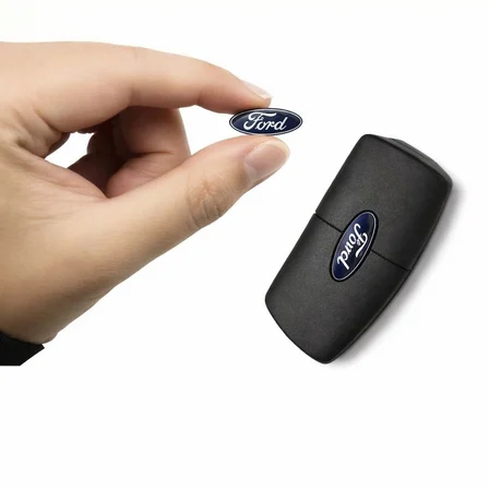 FORD Fiesta Fusion connect Transit Kumanda Anahtar LOGO DAMLA ETİKET Elips 2 ADET