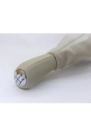 Renault Megane 2 2003-2010 Renault Megane 2 Deri Vites Topuzu Ve Körüğü Takımı (krem Deri)