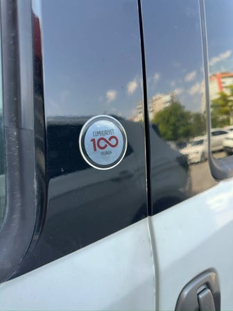 Cumhuriyet 100 Yaşında Egea - Cross - Fiorino Doblo Linea DAMLA ETİKET 2 Adet