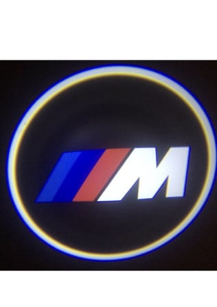 M Logolu Mesafe Karanlık Sensörlü Kapı Logo 2 Adet