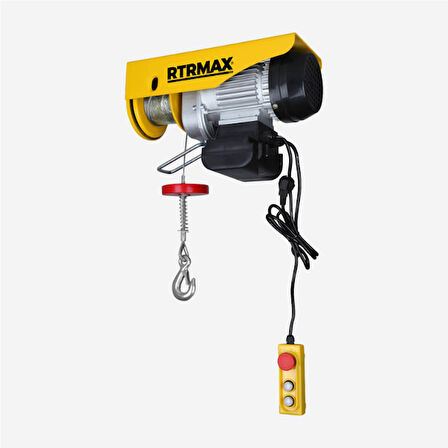 RTRMAX ELEKTRİKLİ VİNÇ 500 W 125/250 KG BAKIR SARGI