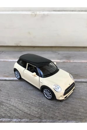 Welly Mini Cooper Diecast Metal Araba Model Araba Oyuncak Araba Çek Bırak Araba 11 Cm
