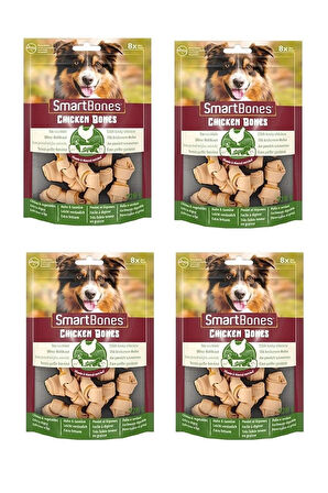 Smartbones Tavuklu Mini Kemik 8 Li 128 Gr. X 4 Adet