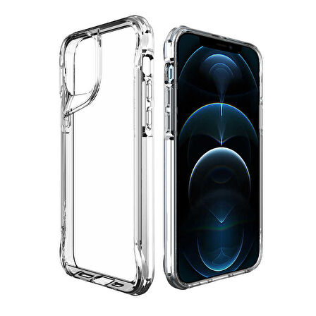 Smcase iPhone 12 Pro Max Kılıf Tmax Hybrid Airbag Silikon