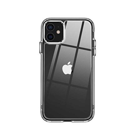 Smcase iPhone 11 Kılıf Forst Hybrid Kristal Silikon