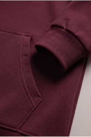 Unisex Yumuşak Dokulu Kelebek Baskılı Tasarım Oversize 3 İplik Hoodie Sweatshirt