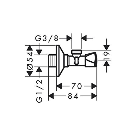 Hansgrohe Ara Musluk E 3/8 Çıkış