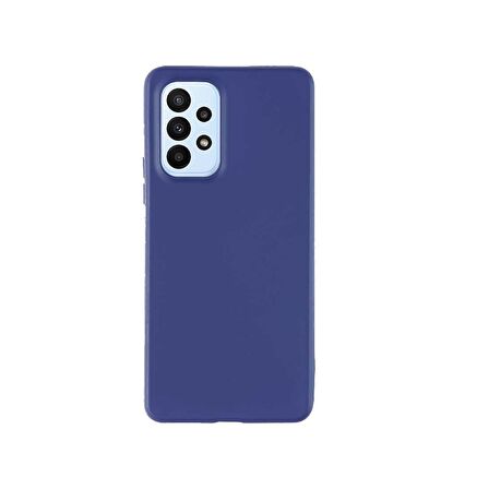 Smcase Samsung Galaxy A73 Kılıf Mat Premier Silikon  Nano Ekran Koruyucu