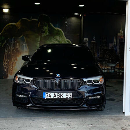 Sts Oto Aksesuar Bmw G30 5 Serisi Batman Yarasa Ayna Kapağı Piano Black Abs Plastik