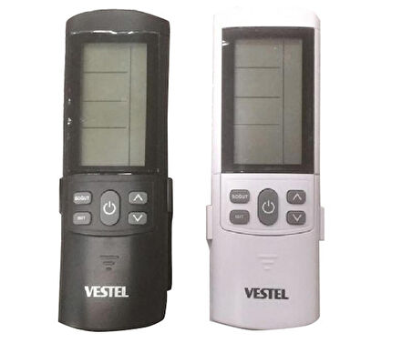 WEKO KK VESTEL YENİ MODEL KAPAKLI BEYAZ KLİMA KUMANDASI