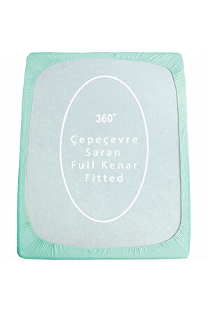 | Ranforce | Pamuklu Mint Tek / Çift Kişilik Ekonomik Lastikli Çarşaf | 8 Renk | Fıtted |