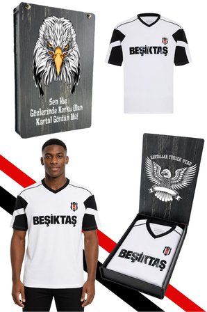 BEŞİKTAŞ UNISEX T-SHIRT UV KUTU HEDİYELİ