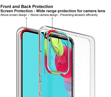 Smcase Samsung Galaxy A13 4G Kılıf Kamera Korumalı Tpu Silikon