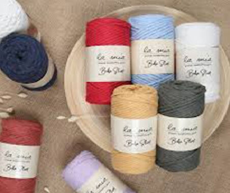 Loren Cotton Macrame Bebe Mavi - R051 - 34375