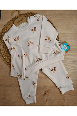 3'LÜ BEBEK ÇOCUK 2 İPLİK ŞAPKALI TAKIM