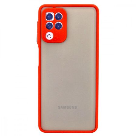Smcase Samsung Galaxy A22 4g Kılıf Hux Kamera Korumalı Silikon