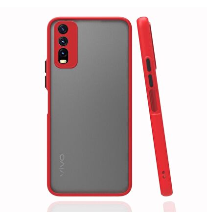 Smcase VİVO Y11s Kılıf Montreal Kamera Korumalı Silikon