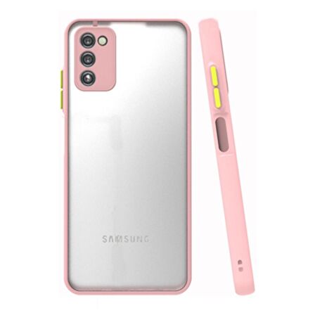 Smcase Samsung Galaxy A03s Kılıf Hux Kamera Korumalı Silikon