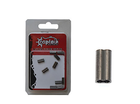 Captain 5130 Çelik Tel Sıkıştırma Burcu Double 10lu Paket Black Nikel 1.8x3.8