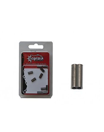 Captain 5130 Çelik Tel Sıkıştırma Burcu Double 10lu Paket Black Nikel 2.1x4.4