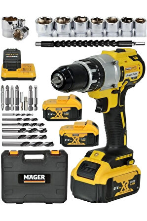13 MM ÇELİK MANDRENLİ ŞARJLI MATKAP 10 PİLLİ