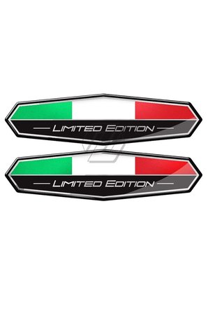 Vespa Scooter Ducati Limited Edition Arma 3d Oto Damla Silikon Sticker Yapıştırma 2 Adet Yüksek Kalite