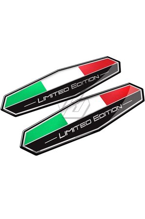 Vespa Scooter Ducati Limited Edition Arma 3d Oto Damla Silikon Sticker Yapıştırma 2 Adet Yüksek Kalite