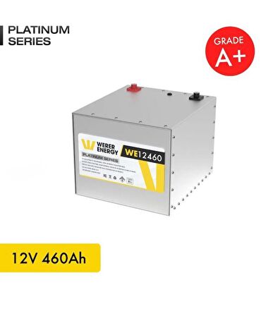 12V 460Ah LiFePO4 Platinum Series Bluetooth'lu Lityum Demir Fosfat Akü 