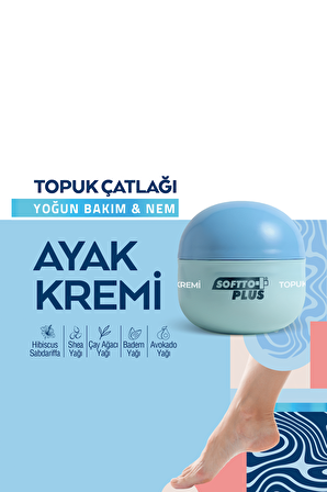 Topuk Çatlağı Ayak Kremi Yoğun Bakım ve Nemlendirici Bitkisel Karışım 100 ML