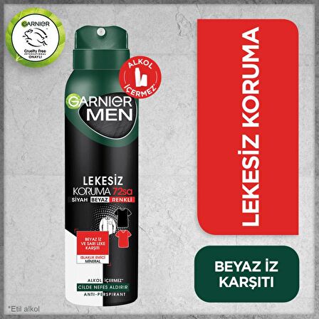 Garnier Men Lekesiz Koruma Aerosol Sprey 150 ml