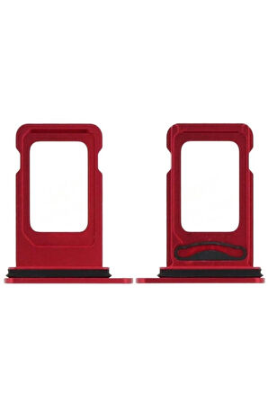 İphone 13 Sim Aparatı Kırmızı- Sim Tray Red