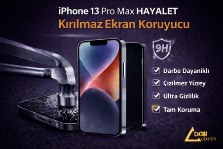İphone 13 Pro Max Uyumlu Hayalet Ekran Koruyucu