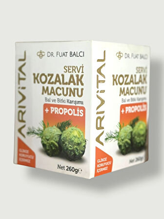 Servi Kozalak Macunu 260 gr. (Bal ve Bitki Karışımı + Propolis)