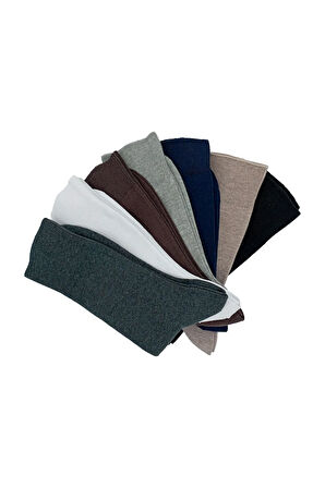 Düz Penye Pamuk Erkek Çorap 1 Çift