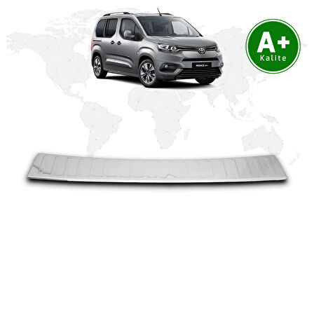 Toyota Proace City Krom Arka Tampon Eşiği 2019 Model ve Sonrası
