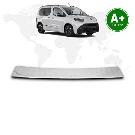 Toyota Proace City Krom Arka Tampon Eşiği 2024 Model ve Sonrası