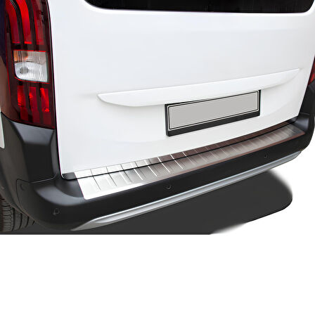 Citroen Berlingo Panelvan Krom Arka Tampon Eşiği 2019 Model ve Sonrası
