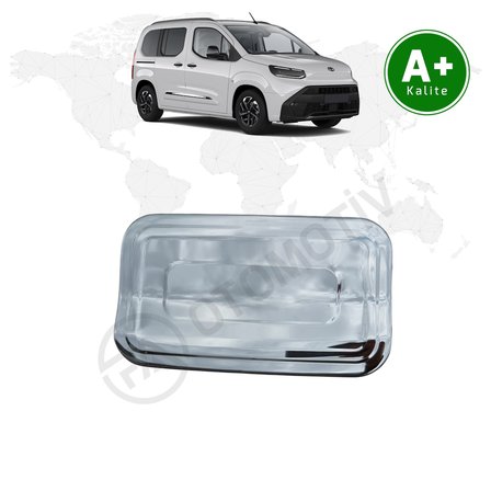Toyota Proace City Krom Depo Kapağı Kaplaması 2024 Model ve Sonrası