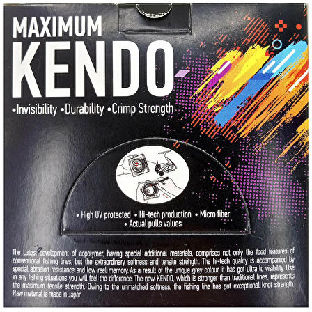 Kendo Maximum 300m Fluorocarbon Coated Hayalet Misina Şampanya