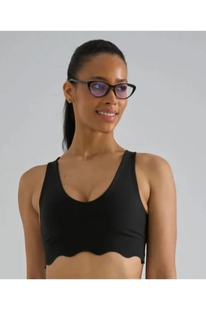 Scallop Detay Spor Büstiyer ( Sadece üst )
