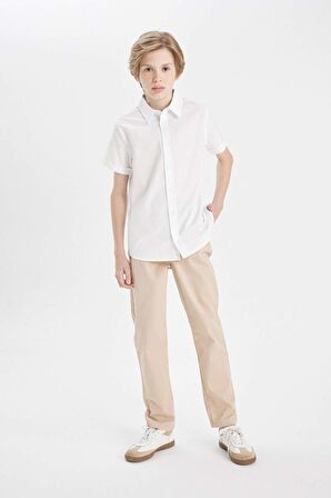 DeFacto Erkek Çocuk Loose Fit Standart Paça Gabardin Pantolon B8938A824SMBG742