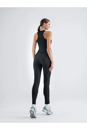 Sculpt Line Askılı Spor Tayt Tulum