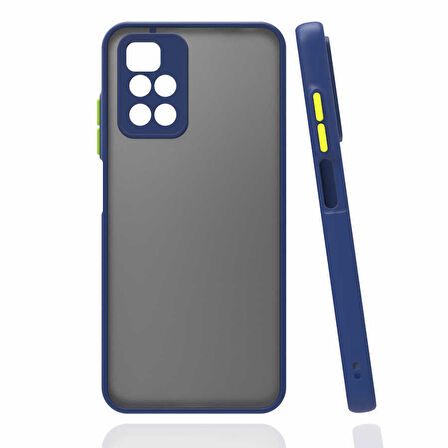 Smcase Xiaomi Redmi 10 2022 Kılıf Montreal Kamera Korumalı Silikon